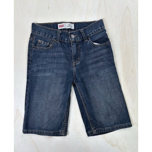 LEVIS 505 Womens  denim shorts Size 10R W 25 Blue - Picture 1 of 13